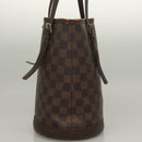 LOUIS VUITTON Damier Ebene Marais Schoudertas N42240 LV Auth 131621-5