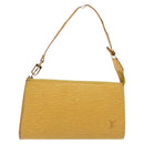 LOUIS VUITTON Epi Pochette Accessoires Pouch Yellow M52989 LV Auth 131625-1