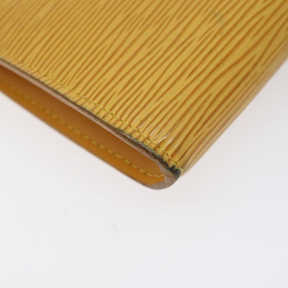 LOUIS VUITTON Epi Pochette Accessoires Pouch Yellow M52989 LV Auth 131625