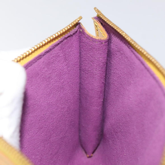 LOUIS VUITTON Epi Pochette Accessoires Pouch Yellow M52989 LV Auth 131625