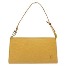 LOUIS VUITTON Epi Pochette Accessoires Pouch Yellow M52989 LV Auth 131625-13