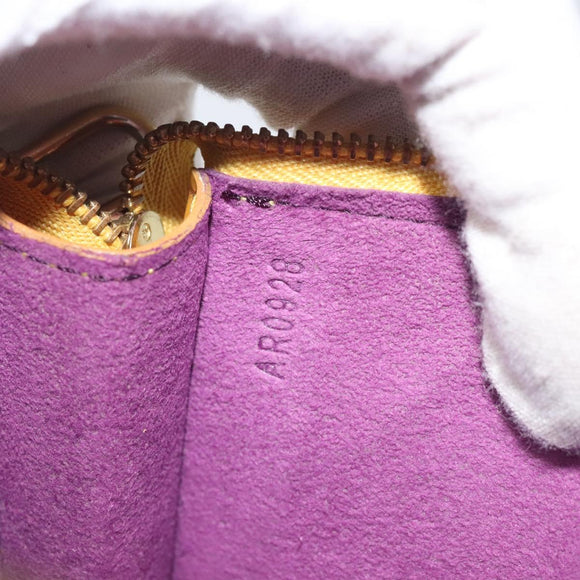 LOUIS VUITTON Epi Pochette Accessoires Pouch Yellow M52989 LV Auth 131625