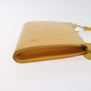 LOUIS VUITTON Epi Pochette Accessoires Pouch Yellow M52989 LV Auth 131625-3
