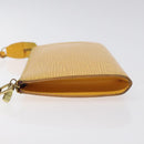 LOUIS VUITTON Epi Pochette Accessoires Pouch Yellow M52989 LV Auth 131625-4