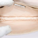 CHANEL Matelasse Chain Shoulder Bag Lamb Skin Beige CC Auth 131632-11