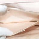 CHANEL Matelasse Chain Shoulder Bag Lamb Skin Beige CC Auth 131632-22