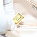 CHANEL Matelasse Chain Shoulder Bag Lamb Skin Beige CC Auth 131632-12