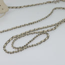 CHANEL Matelasse Chain Shoulder Bag Lamb Skin Beige CC Auth 131632-7