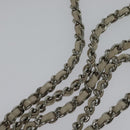 CHANEL Matelasse Chain Shoulder Bag Lamb Skin Beige CC Auth 131632-14