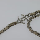 CHANEL Matelasse Chain Shoulder Bag Lamb Skin Beige CC Auth 131632-8