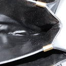 CELINE Shoulder Bag Leather Black Gold Auth 131641-20