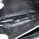 CELINE Shoulder Bag Leather Black Gold Auth 131641-22