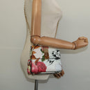 Salvatore Ferragamo Gancini Chain Hand Bag Leather 2way Pink Gold Auth 131645SM-24