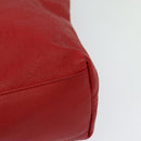 GUCCI GG Canvas Guccissima Tote Bag Leather Gold Red 211137 Auth 131649-9