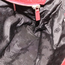 GUCCI GG Canvas Guccissima Tote Bag Leather Gold Red 211137 Auth 131649-19