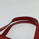 GUCCI GG Canvas Guccissima Tote Bag Leather Gold Red 211137 Auth 131649-8