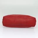 GUCCI GG Canvas Guccissima Tote Bag Leather Gold Red 211137 Auth 131649-5