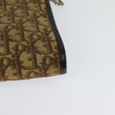 Christian Dior Trotter Canvas Chain Shoulder Bag Brown Auth 131653-13