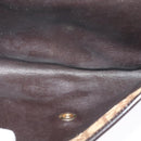 Christian Dior Trotter Canvas Chain Shoulder Bag Brown Auth 131653-17