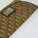 Christian Dior Trotter Canvas Chain Shoulder Bag Brown Auth 131653-6