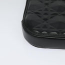 Christian Dior Chain Shoulder Bag Leather Black Auth 131654-10