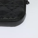 Christian Dior Chain Shoulder Bag Leather Black Auth 131654-11