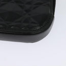 Christian Dior Chain Shoulder Bag Leather Black Auth 131654-16