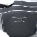 Christian Dior Chain Shoulder Bag Leather Black Auth 131654-14