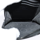 Christian Dior Chain Shoulder Bag Leather Black Auth 131654-15