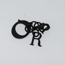 Christian Dior Chain Shoulder Bag Leather Black Auth 131654-21