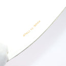 CHANEL Matelasse Chain Shoulder Bag Lamb Skin White Gold CC Auth 131655-19