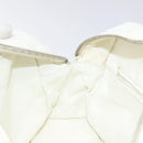 CHANEL Sports Matelasse Hand Bag Canvas White Silver CC Auth 131670-18