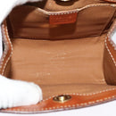 CELINE Macadam Canvas Backpack PVC Leather Brown Gold Auth 131672-10