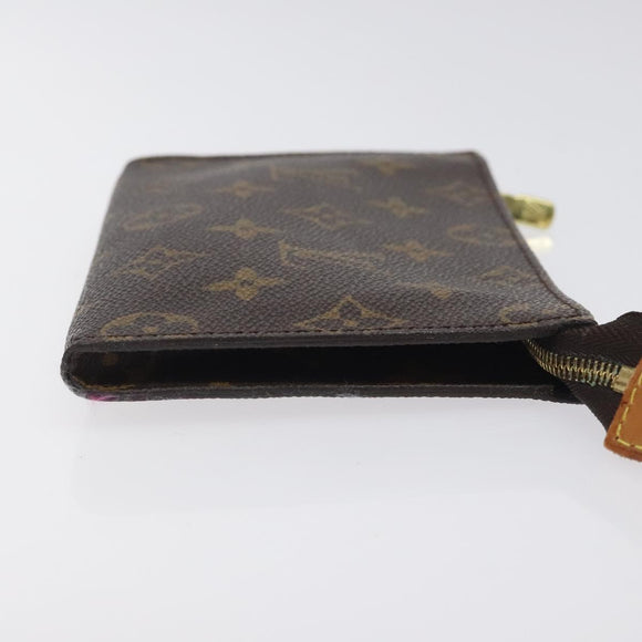 LOUIS VUITTON Monogram Bucket PM Accessory Pouch LV Auth 131680