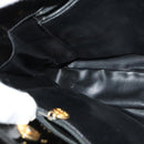 CHANEL Matelasse Tote Bag Enamel Black Gold CC Auth 131683-20