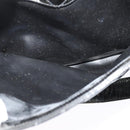 CHANEL Matelasse Tote Bag Enamel Black Gold CC Auth 131683-21