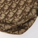 Christian Dior Trotter Canvas Shoulder Bag Brown Auth 131685-9