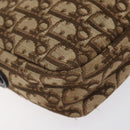 Christian Dior Trotter Canvas Shoulder Bag Brown Auth 131685-14