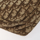 Christian Dior Trotter Canvas Shoulder Bag Brown Auth 131685-15