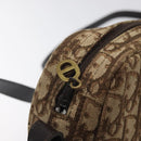 Christian Dior Trotter Canvas Shoulder Bag Brown Auth 131685-10
