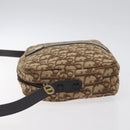 Christian Dior Trotter Canvas Shoulder Bag Brown Auth 131685-4