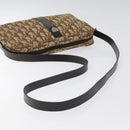 Christian Dior Trotter Canvas Shoulder Bag Brown Auth 131685-7