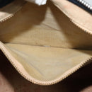 Christian Dior Trotter Canvas Boston Bag Navy Silver Auth 131687-17