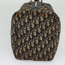 Christian Dior Trotter Canvas Boston Bag Navy Silver Auth 131687-5