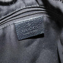 GUCCI GG Canvas Abbey Shoulder Bag Black Gold 131326 Auth 131688-18