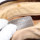 GUCCI GG Supreme Web Sherry Line Hand Bag PVC Beige Gold Red Auth 131690-23