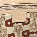 GUCCI GG Canvas Guccissima Shoulder Bag Leather Beige Gold 153691 Auth 131692-17