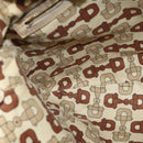 GUCCI GG Canvas Guccissima Shoulder Bag Leather Beige Gold 153691 Auth 131692-19