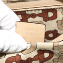 GUCCI GG Canvas Guccissima Shoulder Bag Leather Beige Gold 153691 Auth 131692-12