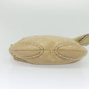 GUCCI GG Canvas Guccissima Shoulder Bag Leather Beige Gold 153691 Auth 131692-5